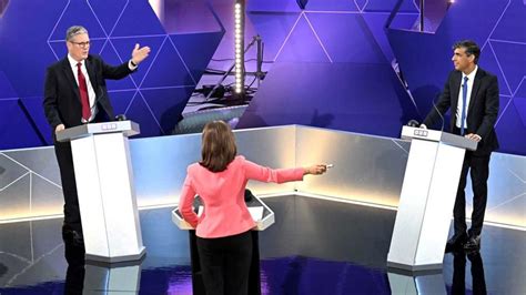 BBC election leaders debate live: Starmer and Sunak face .